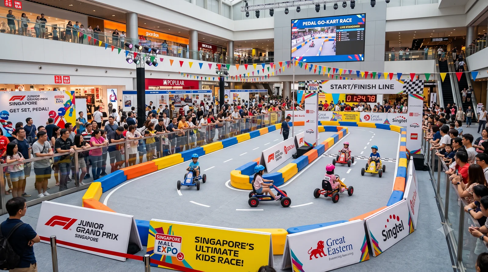 Go-kart event expo Singapore