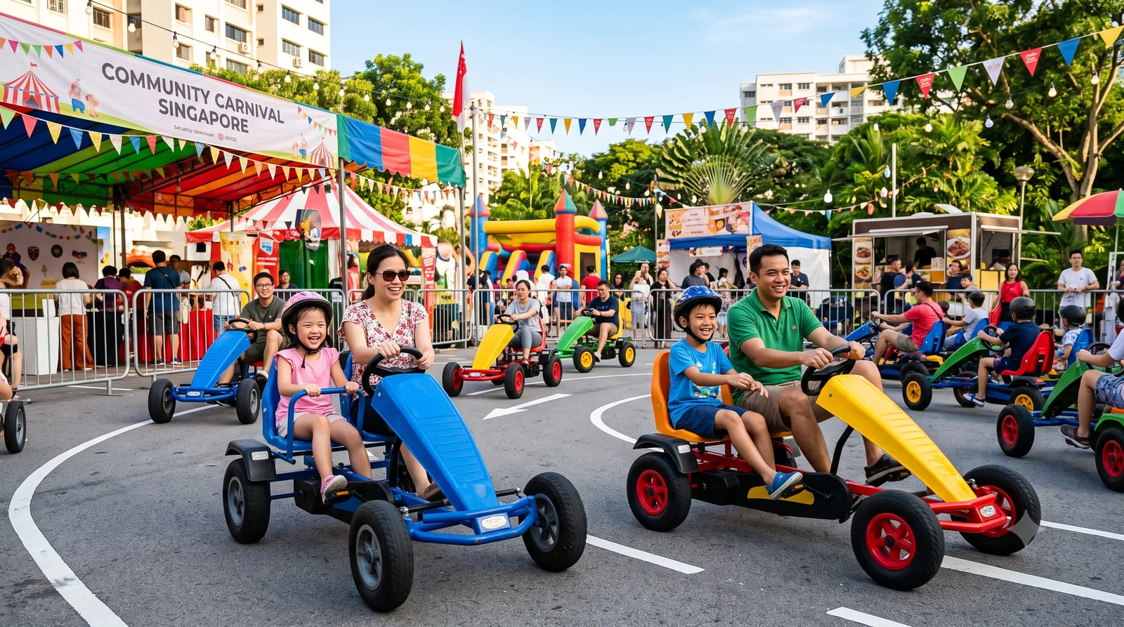 Family leisure pedal go-kart Singapore